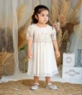 White Georgett  Dress