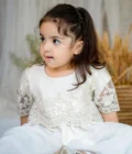 White Georgett  Dress - Image 7
