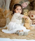 White Georgett  Dress - Image 8