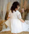 White Georgett  Dress - Image 6