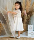 White Georgett  Dress - Image 2