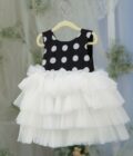 Black Big Polka Dot Dress - Image 6