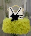 Neon Green & Black Bow Dress - Image 6