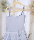 Blue All Over Pearl Dress - Image 6