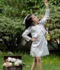 White 3d Flower Dress - Image 2